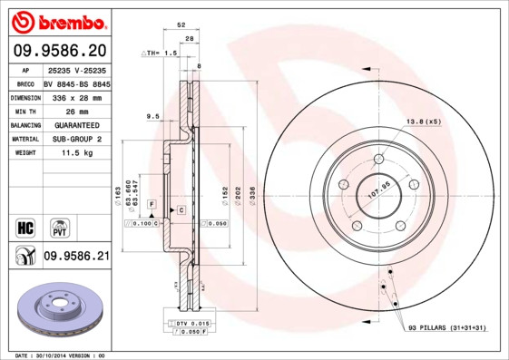 BREMBO Bremsscheibe
