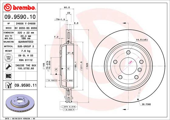 BREMBO Bremsscheibe