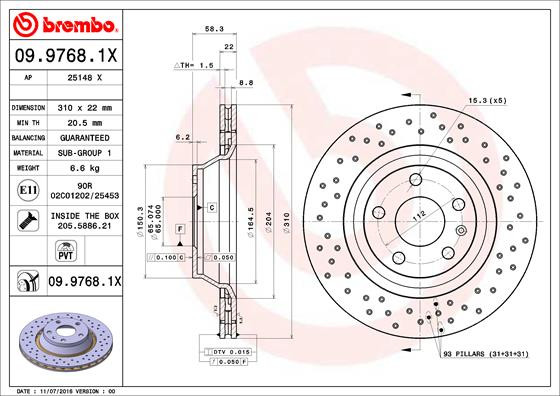 BREMBO Bremsscheibe