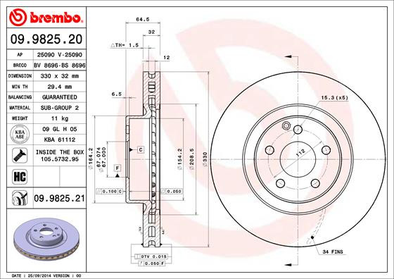 BREMBO Bremsscheibe