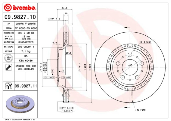 BREMBO Bremsscheibe
