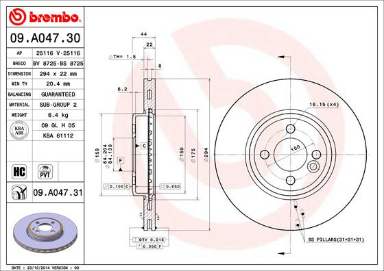 BREMBO Bremsscheibe