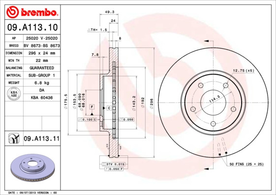 BREMBO Bremsscheibe