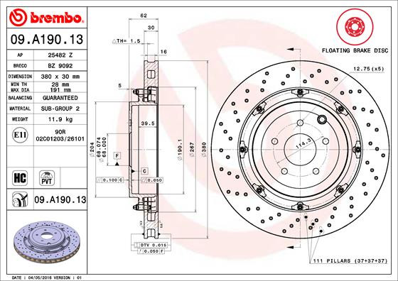 BREMBO Bremsscheibe