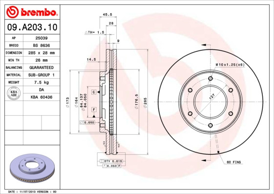 BREMBO Bremsscheibe