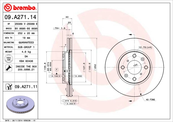 BREMBO Bremsscheibe