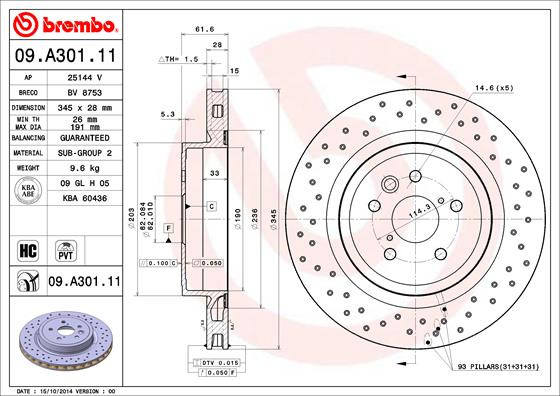 BREMBO Bremsscheibe