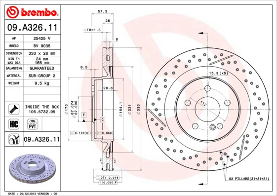 BREMBO Bremsscheibe