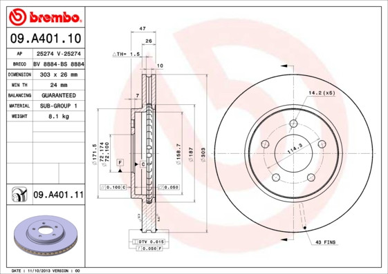 BREMBO Bremsscheibe