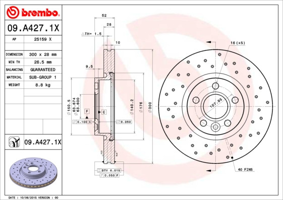 BREMBO Bremsscheibe