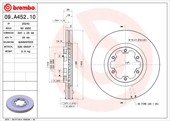 BREMBO Bremsscheibe