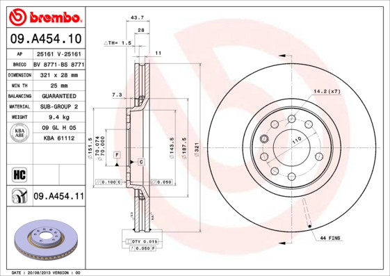 BREMBO Bremsscheibe