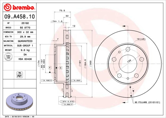 BREMBO Bremsscheibe