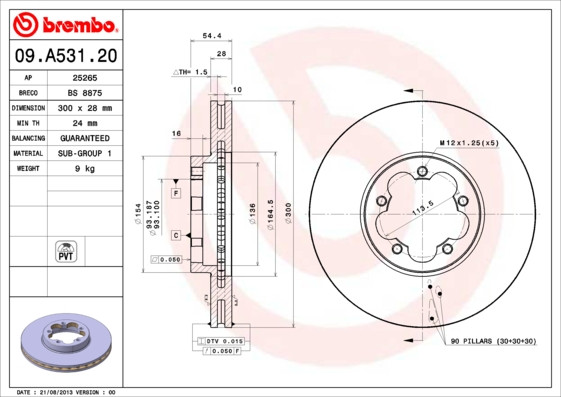 BREMBO Bremsscheibe