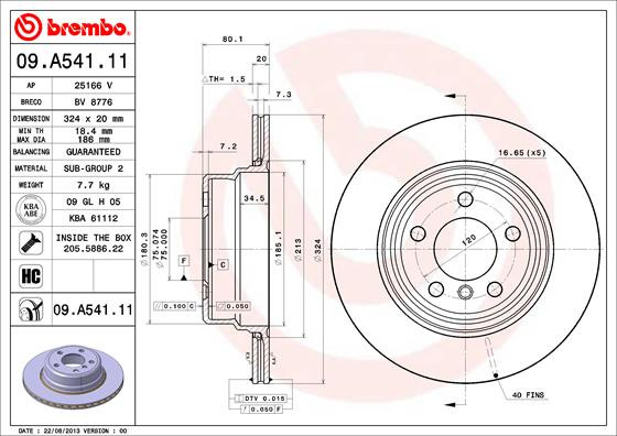 BREMBO Bremsscheibe
