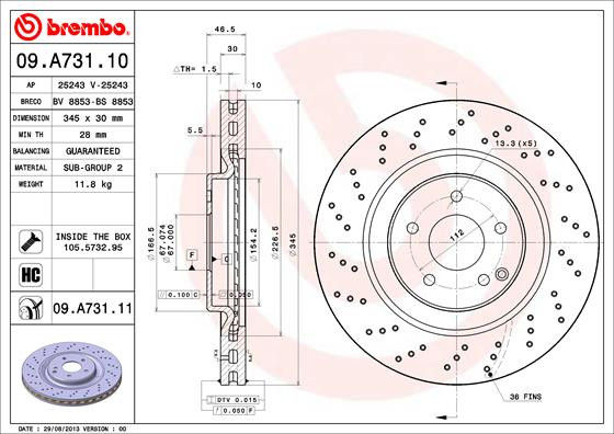 BREMBO Bremsscheibe