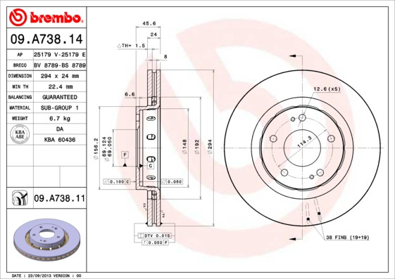 BREMBO Bremsscheibe