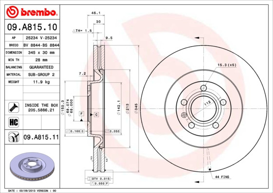 BREMBO Bremsscheibe