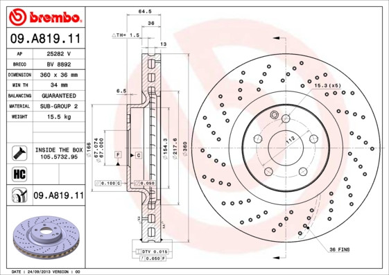 BREMBO Bremsscheibe