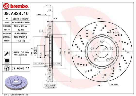 BREMBO Bremsscheibe