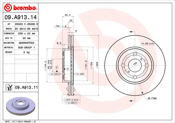 BREMBO Bremsscheibe