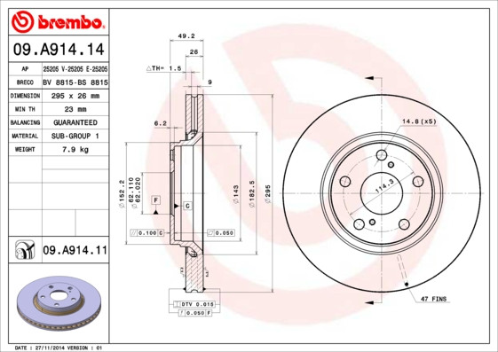 BREMBO Bremsscheibe