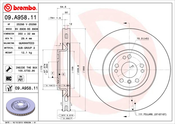BREMBO Bremsscheibe