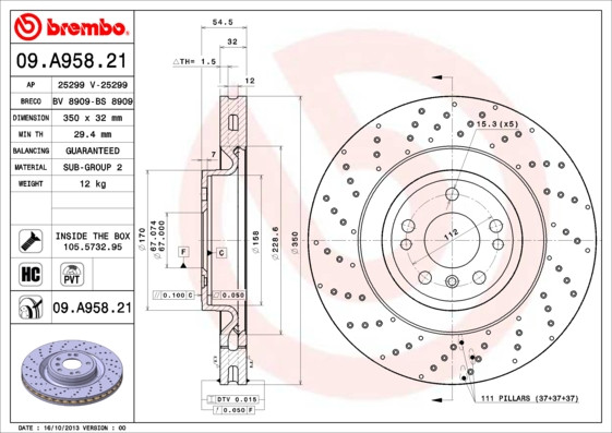 BREMBO Bremsscheibe