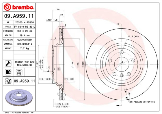 BREMBO Bremsscheibe