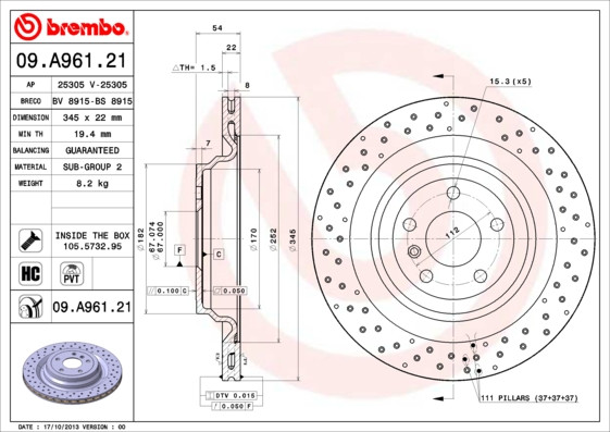 BREMBO Bremsscheibe