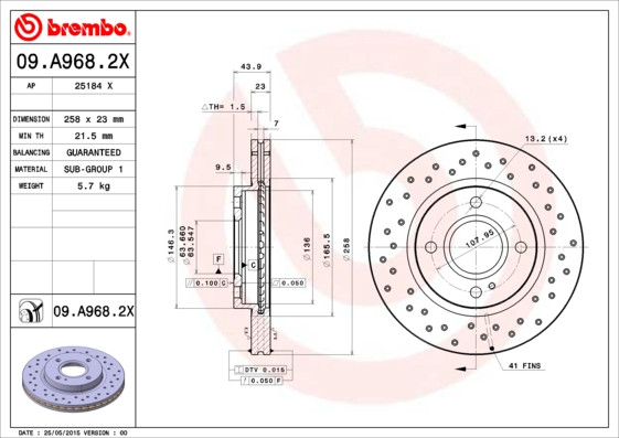 BREMBO Bremsscheibe