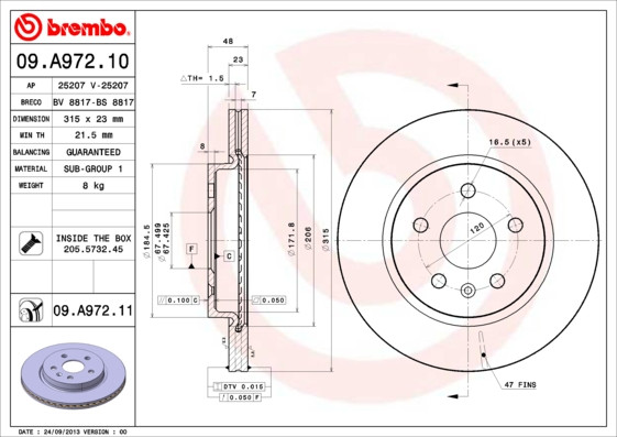 BREMBO Bremsscheibe