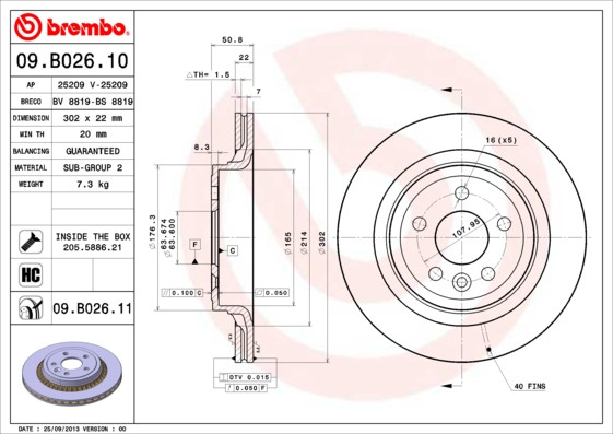 BREMBO Bremsscheibe