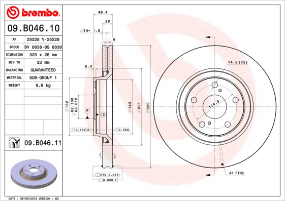 BREMBO Bremsscheibe