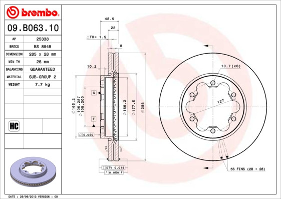 BREMBO Bremsscheibe