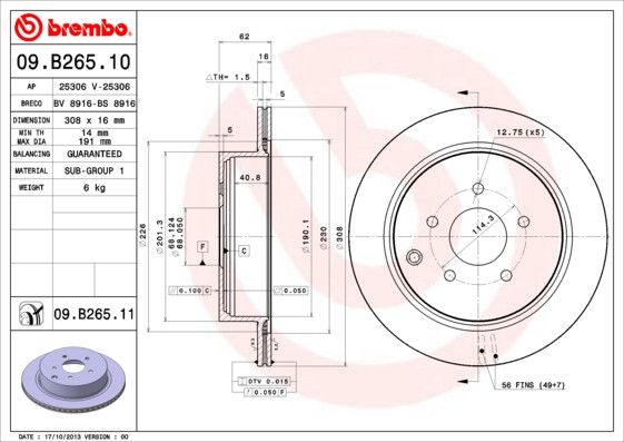 BREMBO Bremsscheibe