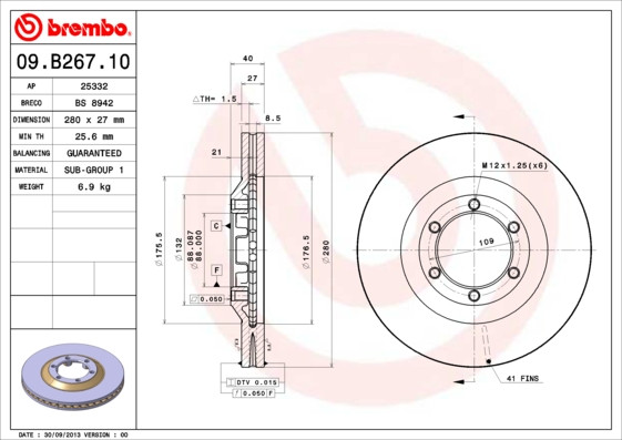 BREMBO Bremsscheibe