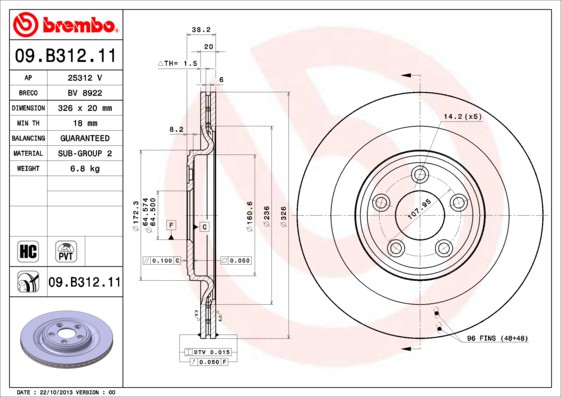 BREMBO Bremsscheibe