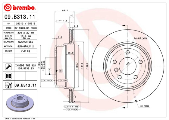 BREMBO Bremsscheibe