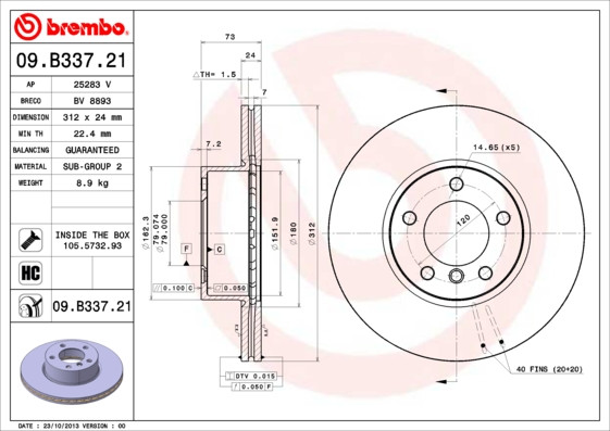 BREMBO Bremsscheibe