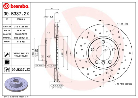 BREMBO Bremsscheibe