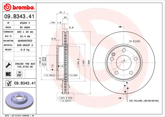 BREMBO Bremsscheibe