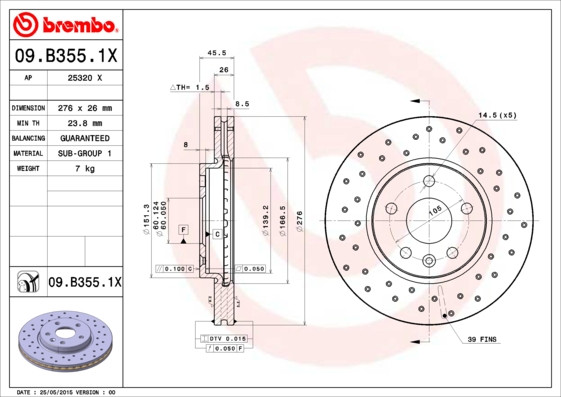 BREMBO Bremsscheibe