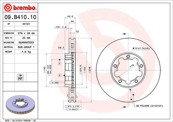 BREMBO Bremsscheibe