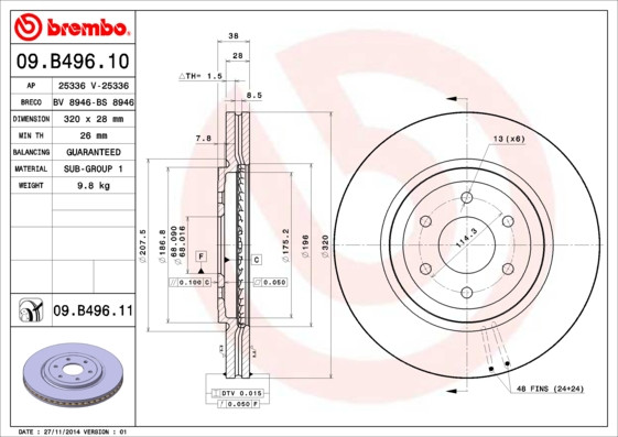 BREMBO Bremsscheibe
