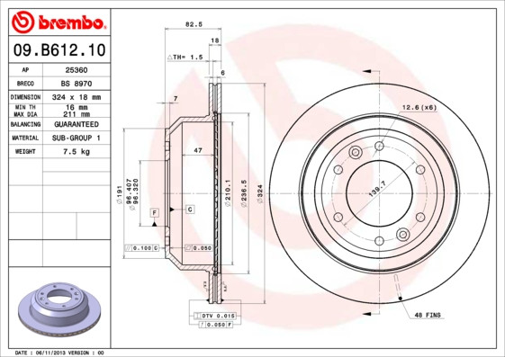 BREMBO Bremsscheibe