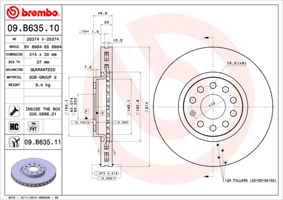 BREMBO Bremsscheibe