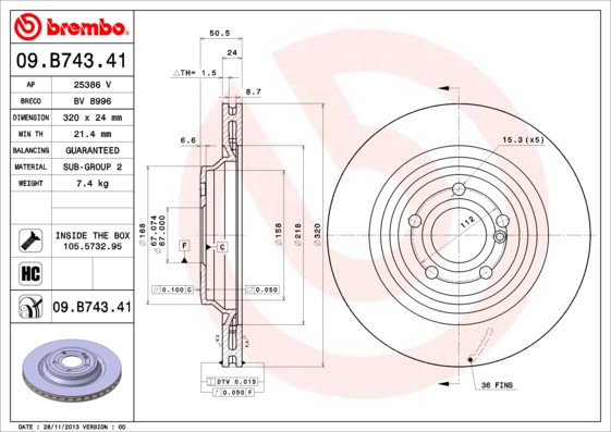 BREMBO Bremsscheibe