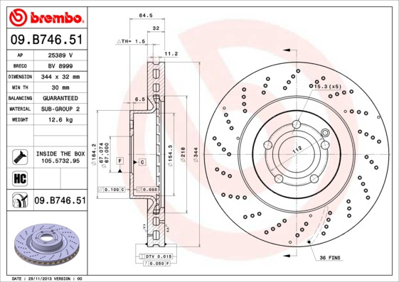 BREMBO Bremsscheibe