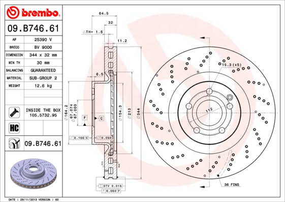 BREMBO Bremsscheibe